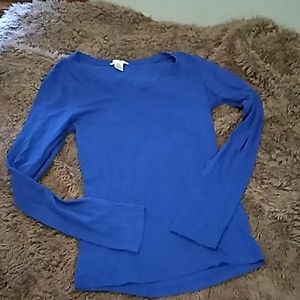 blue long sleeve